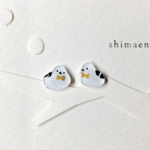 [再販]シマエナガのイヤリング(ピアス)