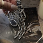 2pcs)4170)リボンタッセル)rhodium ccb)#4v