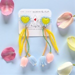 カラフルチューリップ #Blue ピアス/イヤリング