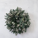 christmas wreath " sparkling " グリーンリース クリスマスリース コニファー モミ