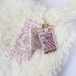 A13 カラビナ付き　3個セット　インド刺繍リボン
