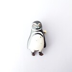 マゼランペンギン 漆ブローチ
