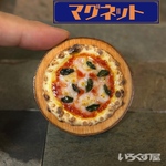 マグネット【φ40㎜マルゲリータピザ/ペパロニピザ】
