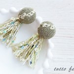 ●チタンピアス●くるみボタンピアス●
