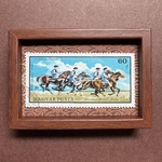 I様専用ページ　外国切手マグネットフレームセット「美しい馬と船切手」ハンガリー　ブルガリア