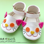 ねこのベビーシューズ 