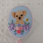 jule様専用ページ  うちの子🐶刺繍ブローチ