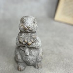 ラビットとフラワー♡⃛ガーデニング 置物 オブジェ うさぎ 寄せ植え