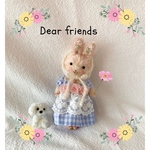 優しいウサギさん♡いつも一緒♡Lilyちゃん12㎝
