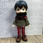 ネックウォーマーとトレーナー.パンツセット☆オビツ11・ねんどろいどどーる服