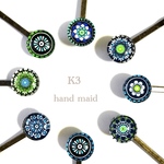 選べる！東欧柄のヘアピン