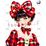 【U28】teatea.オリジナル 人物ステッカー