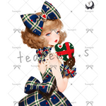 【U33】teatea.オリジナル 人物ステッカー
