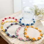 【 花束になるバラのコースター 】　かぎ針編み　編み物　カラフル　推し活　ギフト　プレゼント