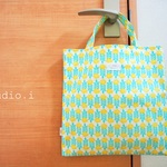 『りぽりんさまオーダー品』　北欧テイスト＊A4トートバッグ＊rose柄