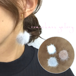 ふわふわ♡ミンクファーイヤリング