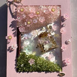♡お花見ぶらんこ順番待ち♡ガラス シーグラスアート 春 再販予定無し作品