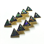 [摩訶様専用出品] △△ブラック△ホログラム△△ トライアングル ヘアクリップ 2本セット