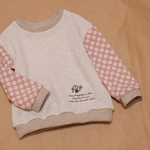 【100】　ゆるっとSWEATシャツ（ピンク）
