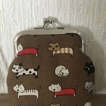 猫ちゃんのがま口財布👛