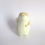 中林由香梨 ネコの置物＊茶白ハチワレ