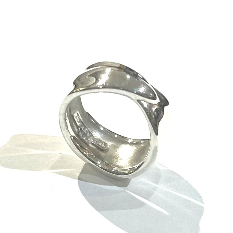 希少【TIFFANY&CO.】【9号 】2187 オリーブ リーフ リング自然美を宿す
