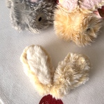 ❤︎New❤︎ ＊ふわふわモフリンのお耳＊ホワイト 2way（立ち耳＆垂れ耳） ꕤふんわり送料込みꕤ