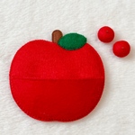 【フェルト】りんごのお布団🍎ミニチュアお人形遊び用