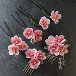 桜の髪飾り（セット） ーつまみ細工ー