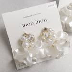 Wedding bouquet 【 ﾋﾟｱｽ / ｲﾔﾘﾝｸﾞ】ウェディング / ブーケ / 花束 / ホワイトパール / フラワー / 結婚式 / 前撮り / パーティー / 発表会