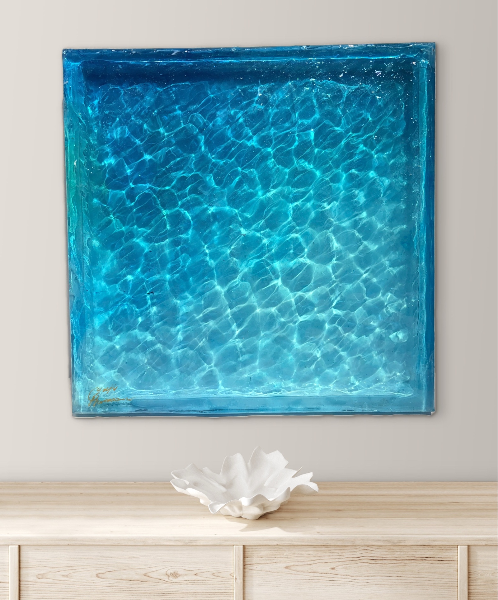 現品販売　凪〜minamo〜アートパネル  NO.47 ジャケットサイズ30×30cm 濵村裕二