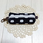 ねこたま 猫柄 ごましお リップケース 
