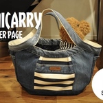 shou0108様オーダー専用ページ【受注製作】『DENICARRY』グラニー型バック Lサイズ