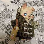 あったかダッフルコート チェック 2