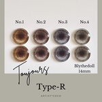 【Type-R】　blytheeyes ブライスアイチップ　ブライスアイ　14mmアイ ドールアイ