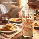 HORLICKS マドラー付き ミキシンググラス ― 英国で生まれた、栄養ドリンクのための実用ガラス ―