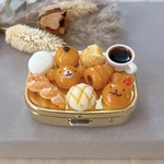 🐻くまパンとミニチュアパンのピルケース＊コーヒー付き／大人かわいい