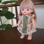 メルちゃんの服・クラシックローズ（グリーン）