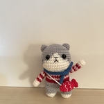 猫　編みぐるみ　ぬいぐるみ