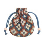 drawstring pouch<Blown flower> 【Cherry on top】
