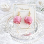 ピンクローズ❤︎バラピアス❤︎薔薇ピアス