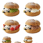 シュークリームぱんだシール