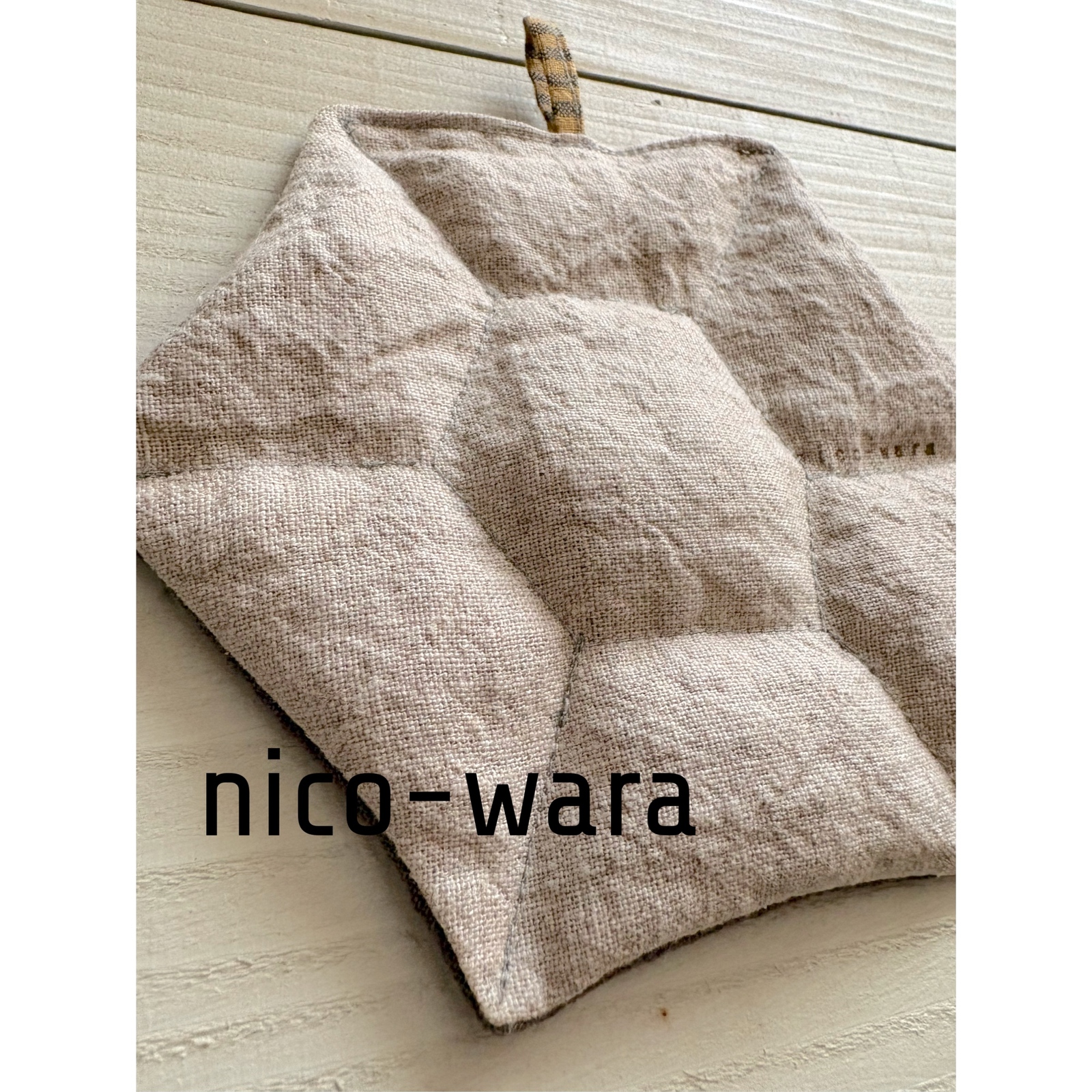 ノッティング椅子敷き 緑クロス - NICO-WARA'S GALLERY | minne byGMO