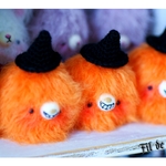 フワフワ怪獣*橙*ハロウィン🎃