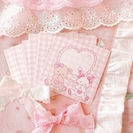 まつげくまとまつげうさぎのThankyouメモ🐻🐰50枚