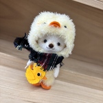 ハンドメイド　ひよこ🐣になり切って遊ぼ❣️第2弾ヒヨココスチュームテディベア風クマさん🧸ぬいぐるみ