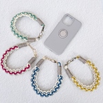 ハンドストラップ【パラコード】スマホストラップ　携帯ストラップ　カメラストラップ　バックチャーム　マクラメモバイルグッズ