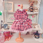 onlywan111様専用オーダーカートです❣️ピンク　チェック　チュニック　犬ワンピース　犬服　2着
