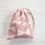 タイプ選べる巾着袋☆コップ袋☆入園グッズ☆入学グッズ☆リボン☆ドット☆ストライプ☆ピンク☆くすみ