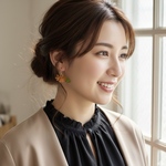香り立つ｡｡。金木犀♪～ピアス～